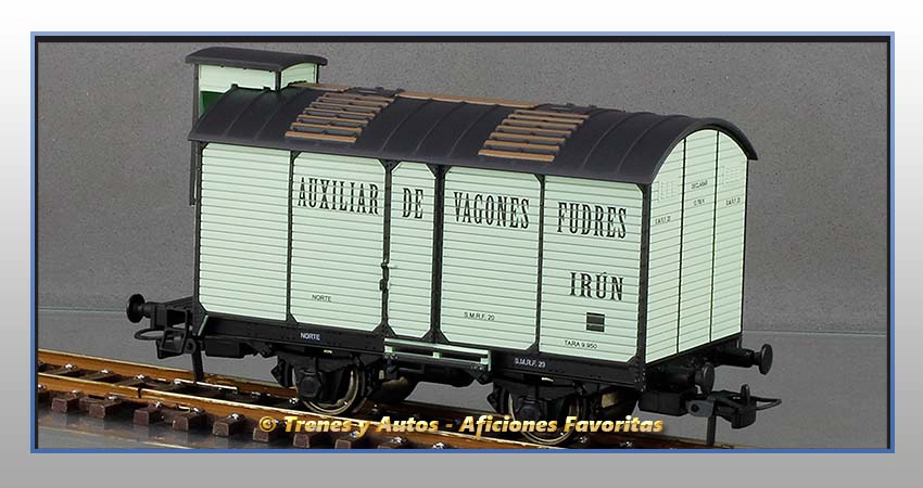 Vagón transporte de vino "Auxiliar de Vagones Fudres" - Norte